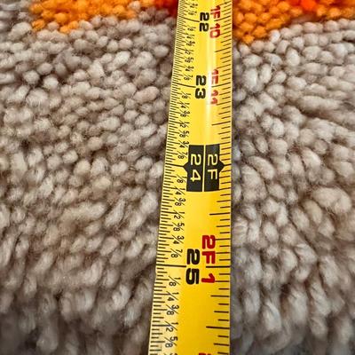 Vintage Latch Hook Shag Wall Hanging