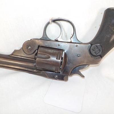 US. Arms flip top, double action revolver 32 cal. est. $125 to $ 190.