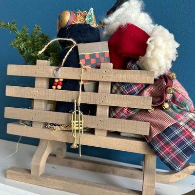 Phyllis K. Limited Edition Sleigh Santa from Wabasha Mercantile