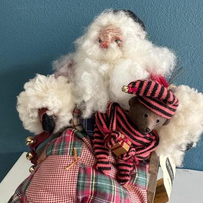 Phyllis K. Limited Edition Sleigh Santa from Wabasha Mercantile