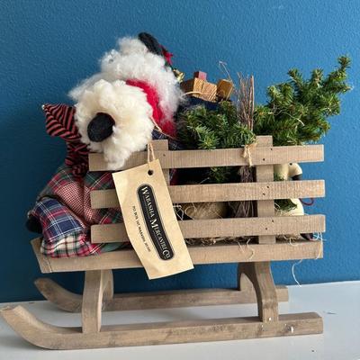 Phyllis K. Limited Edition Sleigh Santa from Wabasha Mercantile