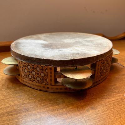 Vintage Egyptian Tambourine