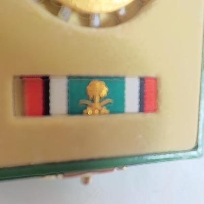 Military Medal " Liberation of Kuwait" with holding box. est. $20 t0 $35.