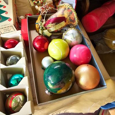 Vintage Christmas Ornaments,  Decor + More  (OB1-JS)