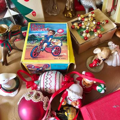 Vintage Christmas Ornaments,  Decor + More  (OB1-JS)