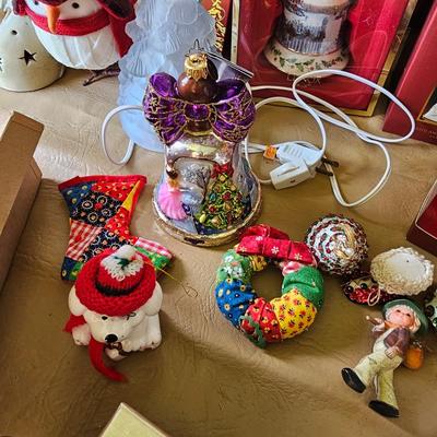 Vintage Christmas Ornaments,  Decor + More  (OB1-JS)