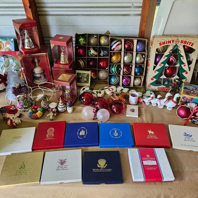 Vintage Christmas Ornaments,  Decor + More  (OB1-JS)