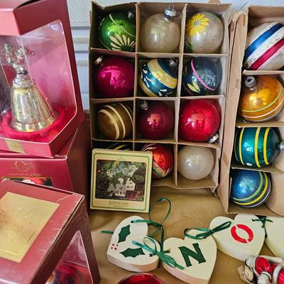 Vintage Christmas Ornaments,  Decor + More  (OB1-JS)