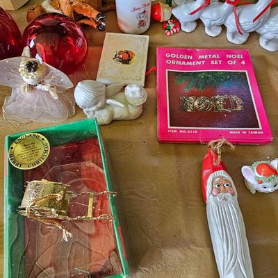 Vintage Christmas Ornaments,  Decor + More  (OB1-JS)