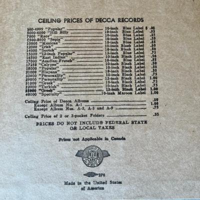 Bing Crosby Western Albums 78s