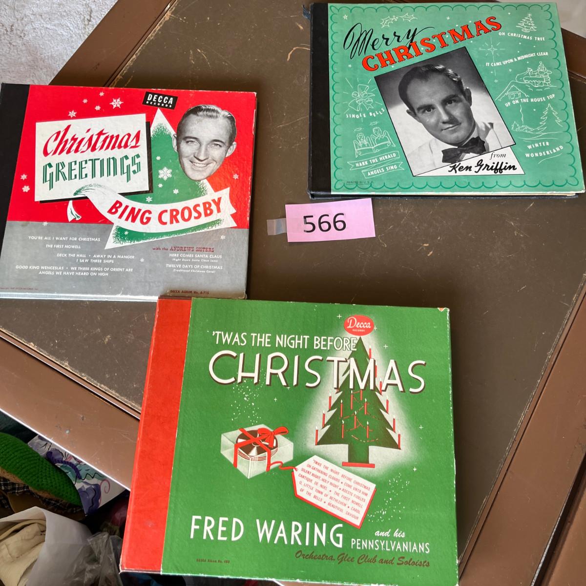Vintage 78s Christmas Albums
