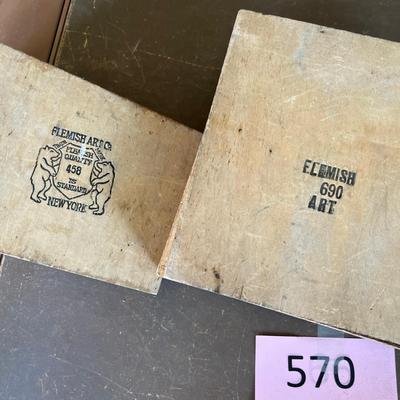 Wood Burned boxes