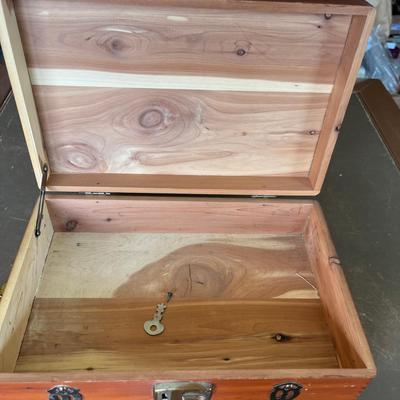 Wood Cedar Jewelry Chest