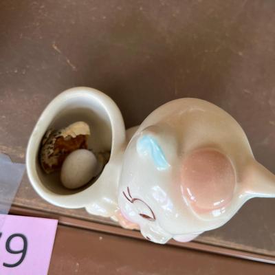 American Bisque Porky Pig Planters