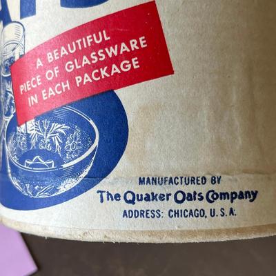 Depression Era Oat Meal Canister