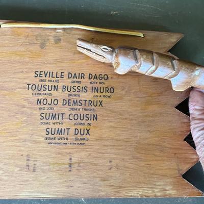 French (?) Sign.