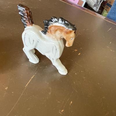 Horse Figures & Alabaster boot