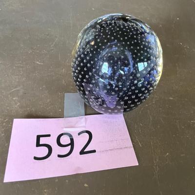 Controlled Bubble Paperweight