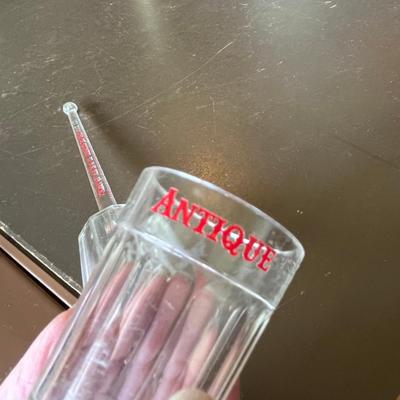Two Swizzle Sticks / shot glasses