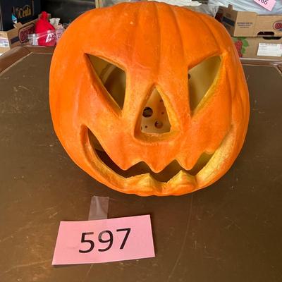 Foam Lighted Jack O'Lantern
