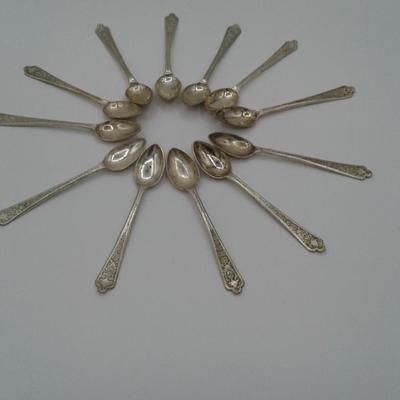 12 Antique Demitasse Spoons