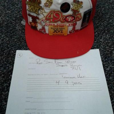 49ers Hat  Super Bowl XVI