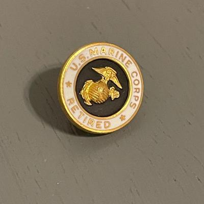 US Marine Corps Retired Lapel Pin