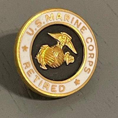 US Marine Corps Retired Lapel Pin