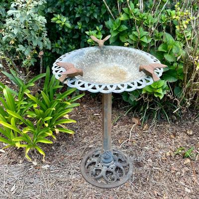 Metal Bird Bath