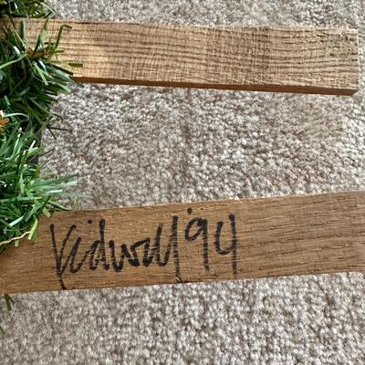 Signed Al Kidwell Skier Santa - Crash Kringle