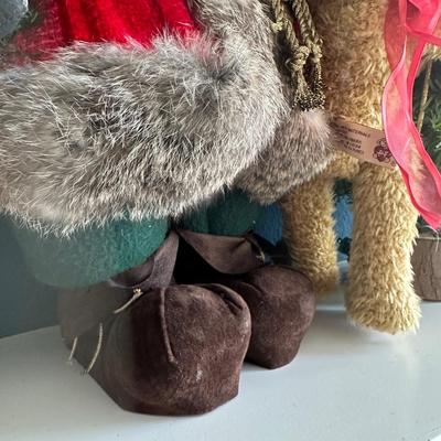 Teddy Bear Christmas Santa