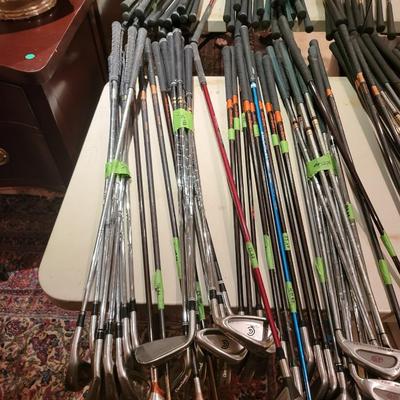 Over 75 Golf Clubs Lot