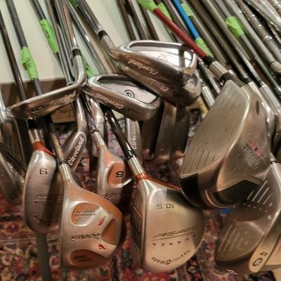 Over 75 Golf Clubs Lot