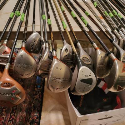 Over 75 Golf Clubs Lot