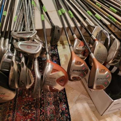 Over 75 Golf Clubs Lot