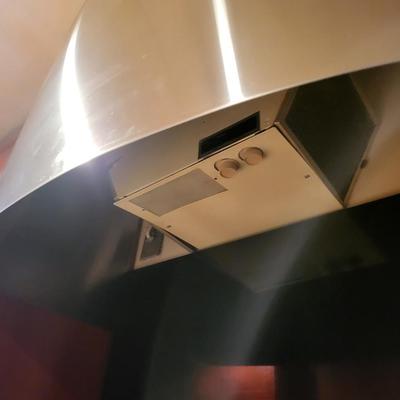 Silver Range Hood