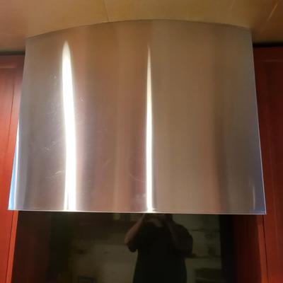 Silver Range Hood