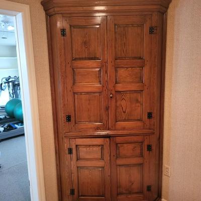 Wood Corner Cabinet