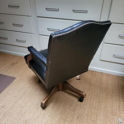 Black Leather Office Chair