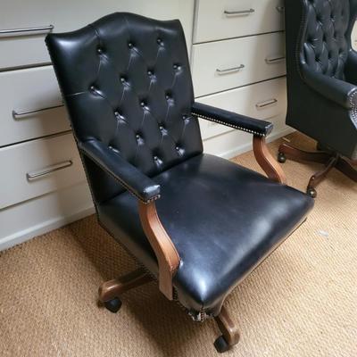 Black Leather Office Chair