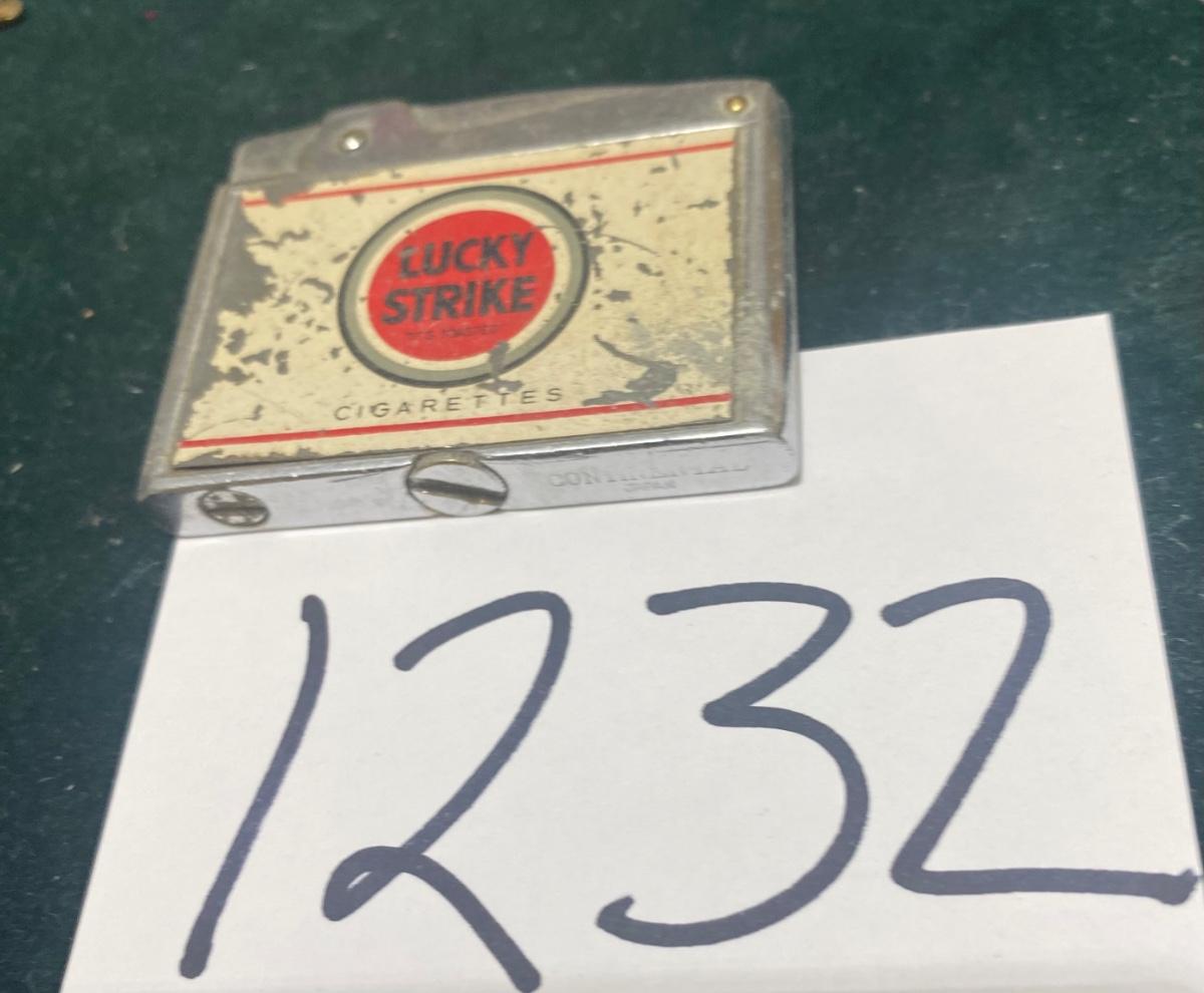 Vintage Lucky Strike Cigarette Lighter