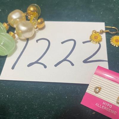 Vintage Pierced Earrings