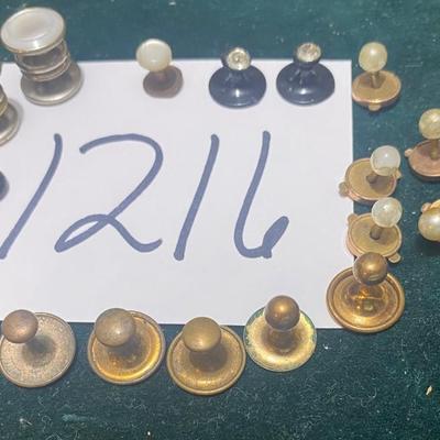 Single Cuffs and Button Stud Lot