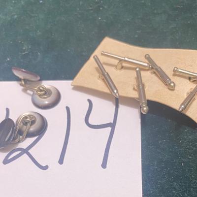 Vintage Shirt Studs and Cufflinks