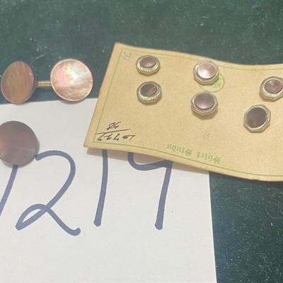 Vintage Shirt Studs and Cufflinks