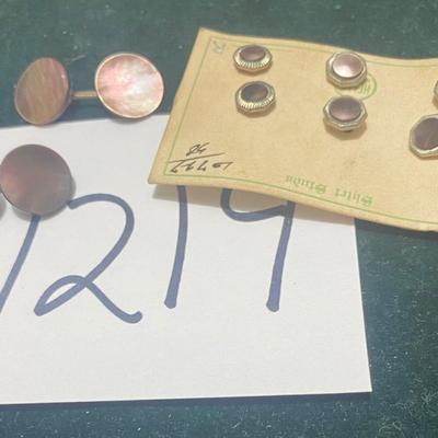 Vintage Shirt Studs and Cufflinks