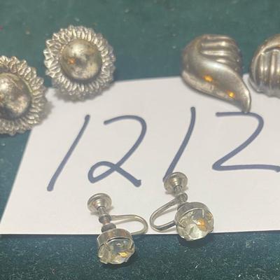 Vintage Clip On Earrings