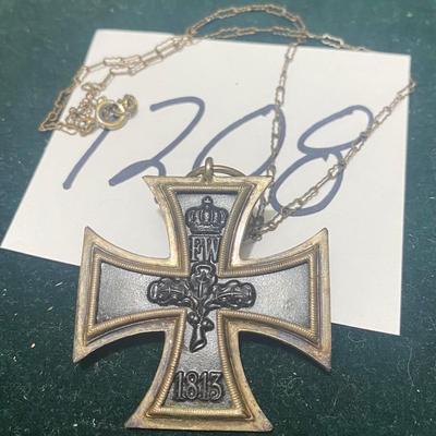 Iron Cross Pendant 1914 & 1813