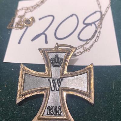 Iron Cross Pendant 1914 & 1813