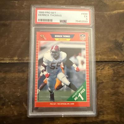 1989 Pro Set - #498 Derrick Thomas (RC)